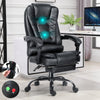 Massage Office Chair Gaming Computer Desk Swivel Recliner Chair Leather Footrest