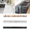 Kitchen Contact Paper Glossy Marble Wallpaper Sticker Cabinet Furniture Covering