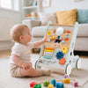 Toddlers Push Toy Montessori Walker Toy with Wheels-Green