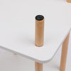 Simple Coffee Table White Sofa Side Table End Table for Living Room Modern