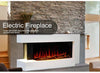 52" Inset Wall Electric Fireplace LED Real Flame Recessed/FreeStanding Fireplace