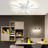5 Heads LED Ceiling Light V-shaped Chandelier Lamp Bedroom Living Room + Remote