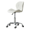Cushioned Computer Desk Office Chair Chrome Legs Lift Swivel Adjustable Height