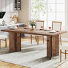 Farmhouse Dining Table for 4 to 6 People, 63-inch Rectangle Wooden Kitchen Table