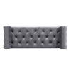 Velvet Padded Ottoman Bed End Bench Storage Armrest Stool Hallway Window Seat UK