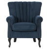 Chesterfield Chenille Wingback Tub Armchair Cuddle Chairs Cushioned Leisure Sofa