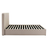 Dusk Ascot Stone Grey Double Ottoman Storage Bed RRP £599