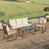 5 Seater Garden Furniture Set Sofa Chairs Coffee Table Outdoor Patio Lounge Sets