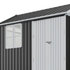 10ft x 8ft Metal Garden Shed Outdoor Bike Tool Storage House Dual Doors Lock UK