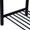 Dining Table Chair and Bench Set 6 Industrial Style Kitchen Dining Table Set
