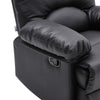LEATHER/VELVET MANUAL ADJUSTABLE RECLINER ARMCHAIR LOUNGE CHAIR RECLINING GAMING