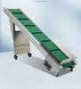 47" L Electric Incline Conveyor Lift Height w/ 7.87" W Rubber PVC