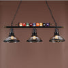 Vintage Pool Billiard Snooker Table Light Pendant Lights Lamp Bar Chandelier