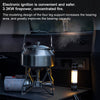 Electronic Ignition Camping Metal Stoves Portable Picnic Barbecue F9R2