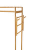 Wooden Clothes Rail Rack Garment Heavy Duty Coat Hat Hanging Stand Open Wardrobe