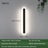LED Wall Light Sconce Waterproof Outdoor Lamp Exterior Lights Long Strip Modern