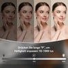 Hollywood Makeup Mirror Large Vanity Light Mirror with Dimmable LED Bulbs Round