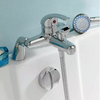 Chrome Sink Bath Filler Tap Shower Mixer Taps w/Hand Held Set Luxury Bathroom UK