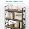 Bookcase 5 Tiers Book Shelf Wooden Shelving Display Storage Rack for Living Room