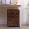 Mobile 3 Drawers Filing Cabinets Printer Stand Pedestal Lockable Bedside Table
