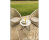 Tobs Bistro Set 2 Rattan Garden Furniture - 2 Chairs & Coffee Table In 3 Colours
