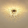 Modern Crystal Ceiling Lights Fireworks Flush Mount Chandelier Living Room Lamp