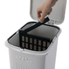Kitchen Trash Can Recycling Pedal Dustbin Rubbish Waste Bin Recycle Garbage Can