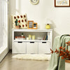 3 Drawer Storage Cabinet Wooden Bookshelf Display Rack Kids Toy Organizer Table