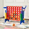 Giant 4 in a Row Game Jumbo Connect 4 Garden Games 42 Rings Basketball Hoop Blue