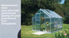 4mm greenhouse replacement sheets polycarbonate (5 Pack) - 730mm x 1220mm