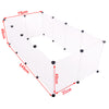 12 Panels Pet Playpen Fence DIY Puppy Rabbit Enclosure Plastic Exercise Cage