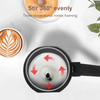 Electric Milk Frother Cooker 4 in1 Milk Steamer Rotatable Handle Foam Maker NEW