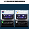 10.36" Touch Screen Portable Car Radio Wireless Apple CarPlay Android Auto BT FM