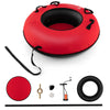 Heavy-Duty Snow Tube Adults Kids Inflatable 40” Puncture-Proof Sled Ski Tube