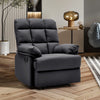 PU Leather Manual Recline Single Sofa Gaming Recliner Chair Cinema Armchair