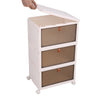 3 Tier Foldable Storage Boxes with Lid Collapsible Home Clothes Organizer Box