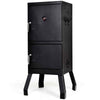 Outdoors Charcoal Barbeque Vertical Charcoal Smoker-Black