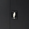 Metal Cupboard Storage Cabinet with 2 Doors for Office Laundry Workshop Garage