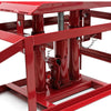 2x Heavy Duty 2 Ton Metal Car Ramp Lift Height Adjustable Hydraulic Jack Garage