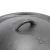 8L Litre Cast Iron Potjie African Pot Deep Camping Cooking Pot Campfire Stew Pot