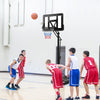 Portable Basketball Hoop 5-Level Height Adjustable Basketball Goal Hoop Stand
