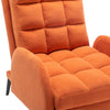 Upholstered Velvet Recliner Armchair Accent Chair Sofa w/ Footstool Padded Seat