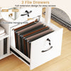 File Cabinet Mobile Lateral Filing Storage Organizer-White