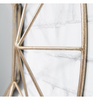 Mirror Large Round Wall Antique Vintage Gold Metal Frame Modern 3D Mirror 88.5cm