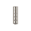 Nati Corner Bookcase – 5-Tier Freestanding Shelf Unit, 161cm High, 11 Colours