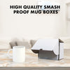 Smash Proof Mug Boxes 10oz 11oz Sublimation Mug Gift Box White Blank Cardboard