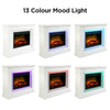 Electric Fireplace with Surround, LED Flame & Mood Light – Endeavour Castleton