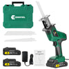 Brushless Cordless Reciprocating Saw 2x2.5Ah Battery Wood Metal Plaster Plastic