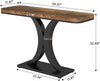 Tribesigns Industrial Console Table, 100 cm Narrow Entryway Foyer Table,Rustic
