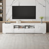 200cm Modern All High Gloss TV Stand Cabinet with Lights for 65 - 90 inch TV's